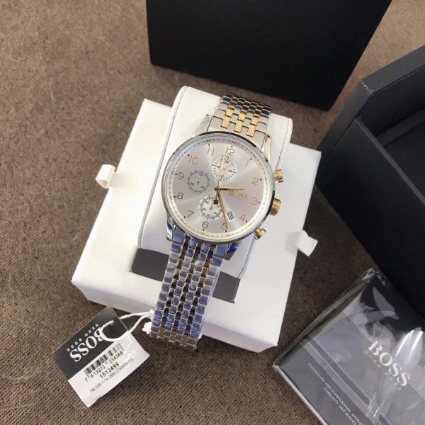 Hugo Boss Classic Navigator Analog Grey Dial Men's Watch-1513499 - Time Access store