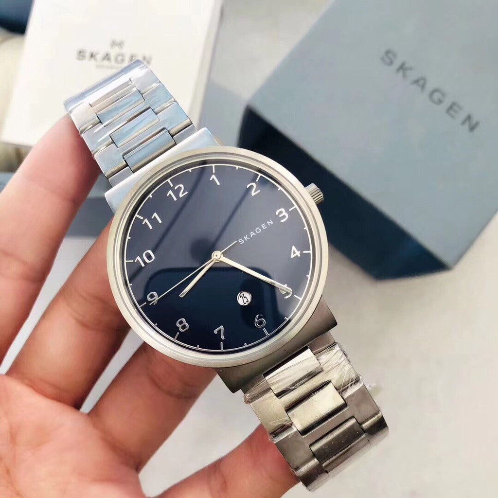 Men's Skagen Ancher Stainless Steel Watch SKW6295 - Time Access store