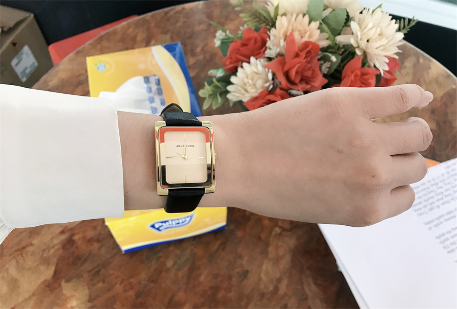 Anne Klein Women's Leather Strap Watch, AK/2706 - Time Access store