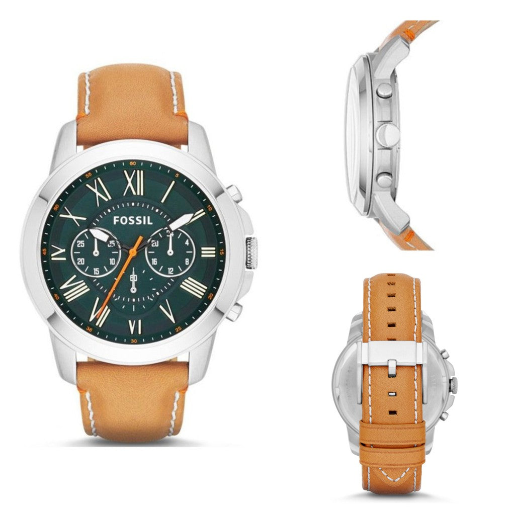 Fossil Men's FS4918 Grant Chronograph Stainless Steel - Time Access store