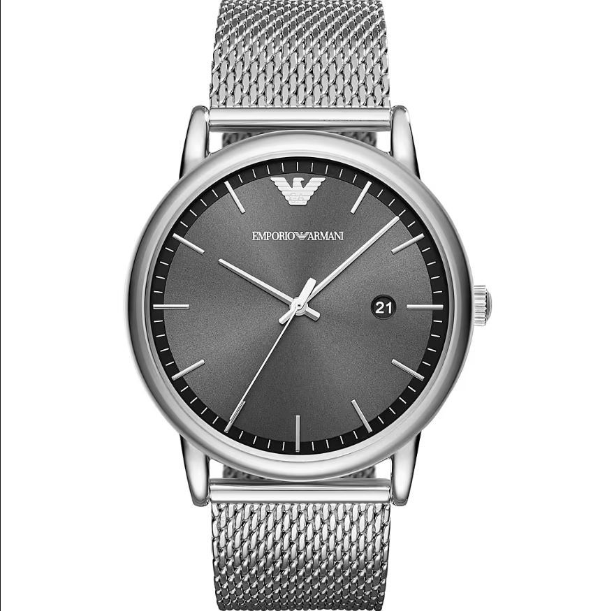 Emporio Armani Men's Watch Luigi Silver GREY | AR11069