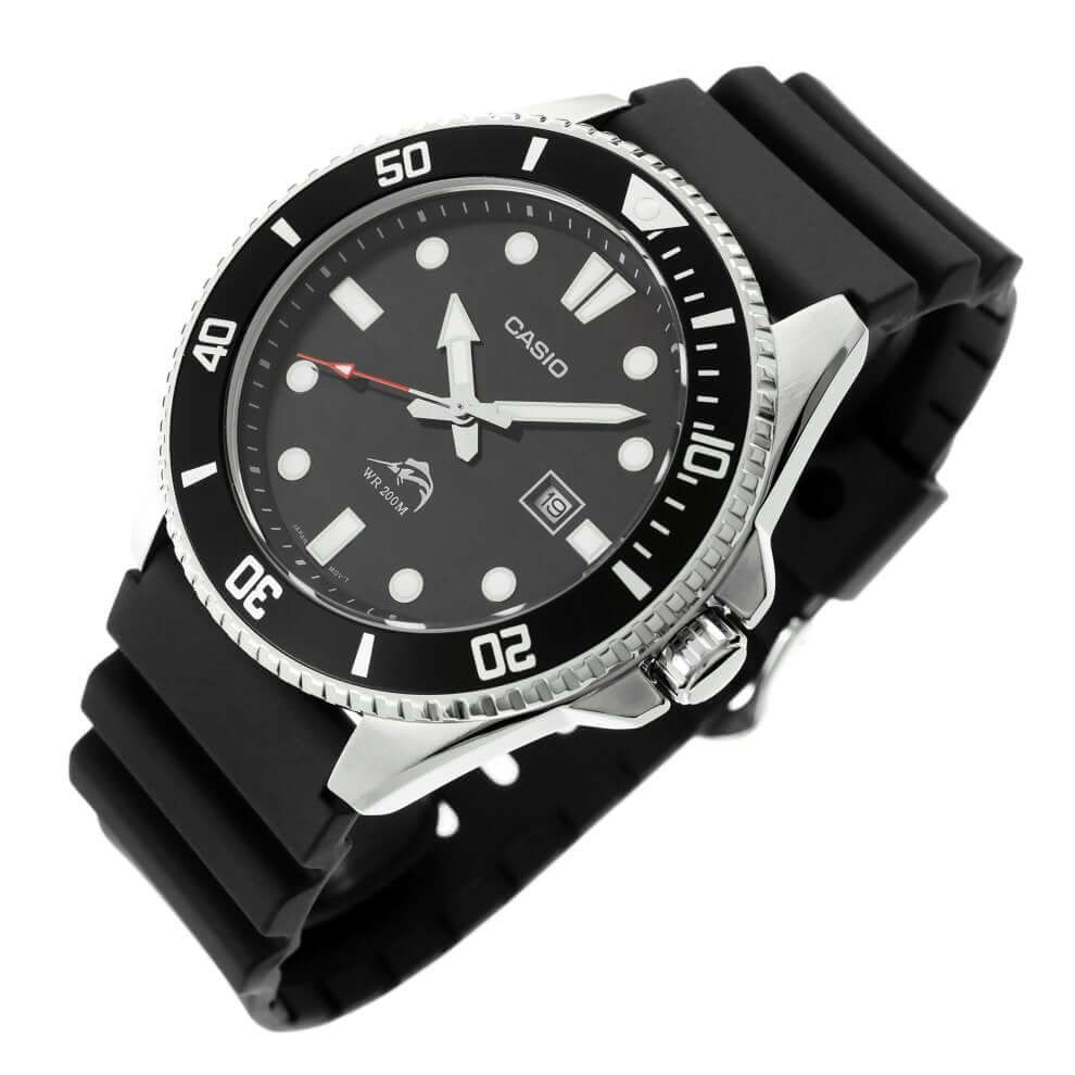 Casio Duro Black Analog Dial Diver Men's Watch | MDV-106-1AVCF