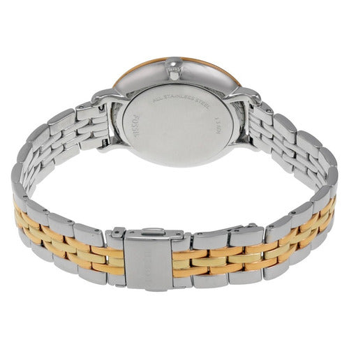 Fossil ES3844 Women's Stainless Steel Analog Silver Dial Quartz Watch - Time Access store