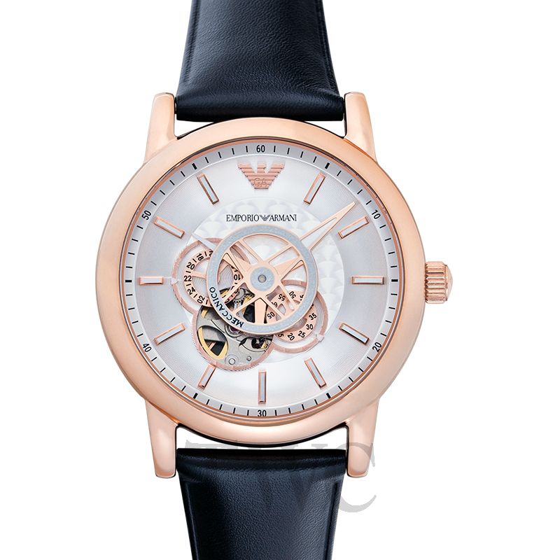 Emporio Armani Luigi Automatic Silver Dial Men's Watch AR60013 - Time Access store