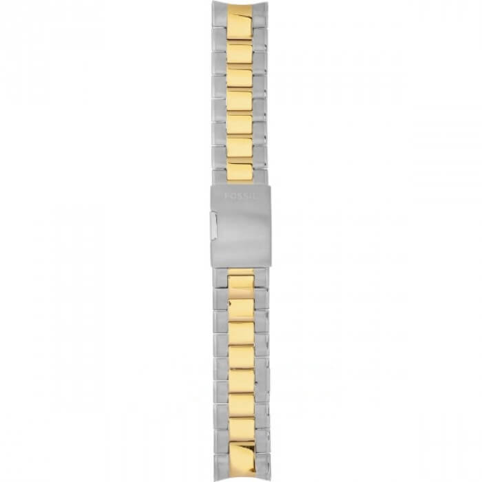 Fossil ME3112 automatic Watch For Men Golden Silver two toned watch - Time Access store