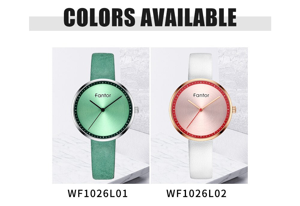 Fantor Brand Luxury Minimalist Watch for Women WF1026L02 - Time Access store