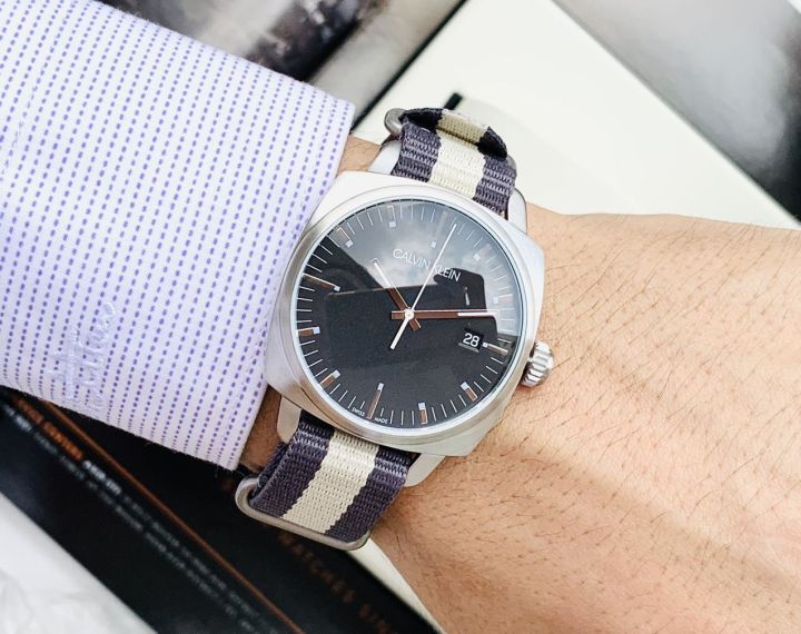 CALVIN KLEIN Fraternity Quartz Black Dial Men's Watch K9N111P1