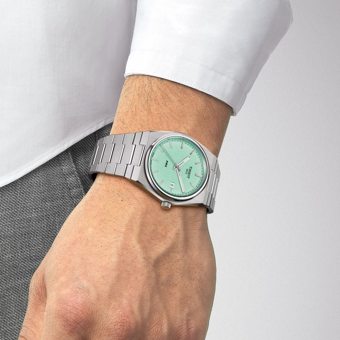 Tissot PRX Tiffany Blue Dial Men's Watch| T1374101109101