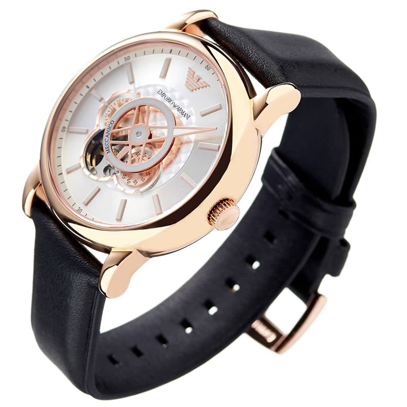 Emporio Armani Luigi Automatic Silver Dial Men's Watch AR60013 - Time Access store