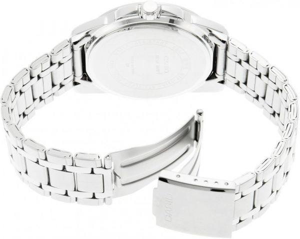 Casio Men's MTP1314D-1AV Silver Stainless-Steel Quartz Watch - Time Access store