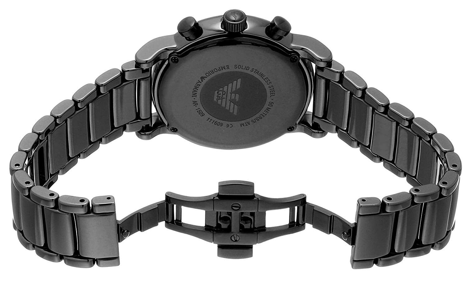 Emporio Armani Ceramica Luigi Chronograph Men's Watch| AR1509