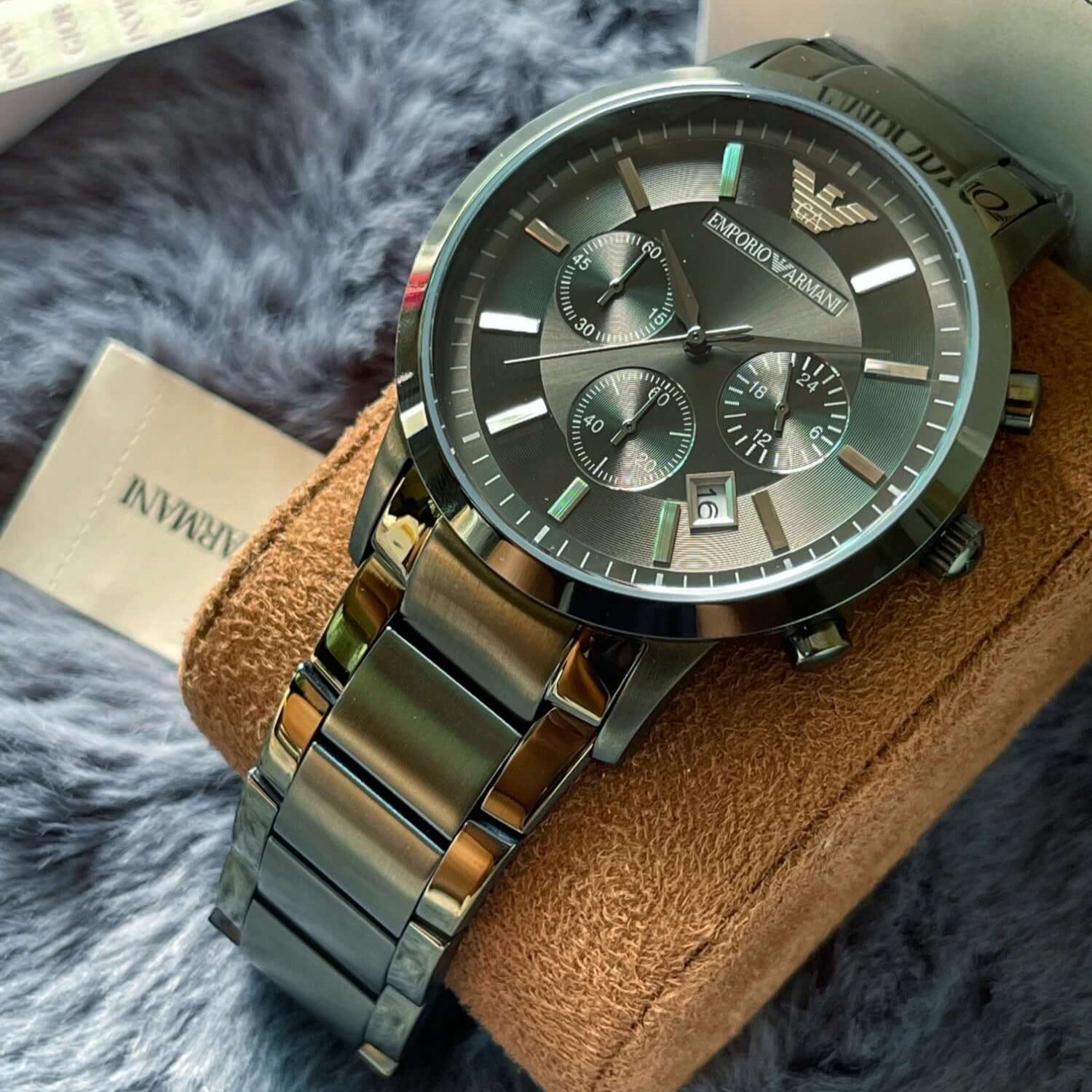 Emporio Armani AR11117| Analog Grey Dial Men's Watch