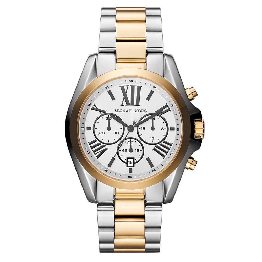 Micheal Kors BRADSHAW TWO-TONE UNISEX WATCH MK5855 - Time Access store