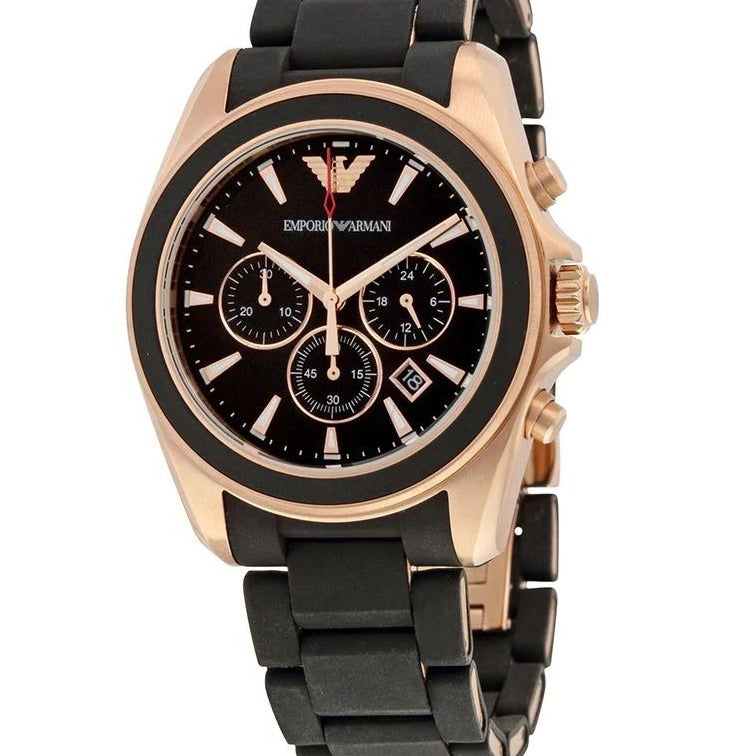 Emporio Armani Sigma Analog Black Dial Men's Watch - AR6066 - Time Access store