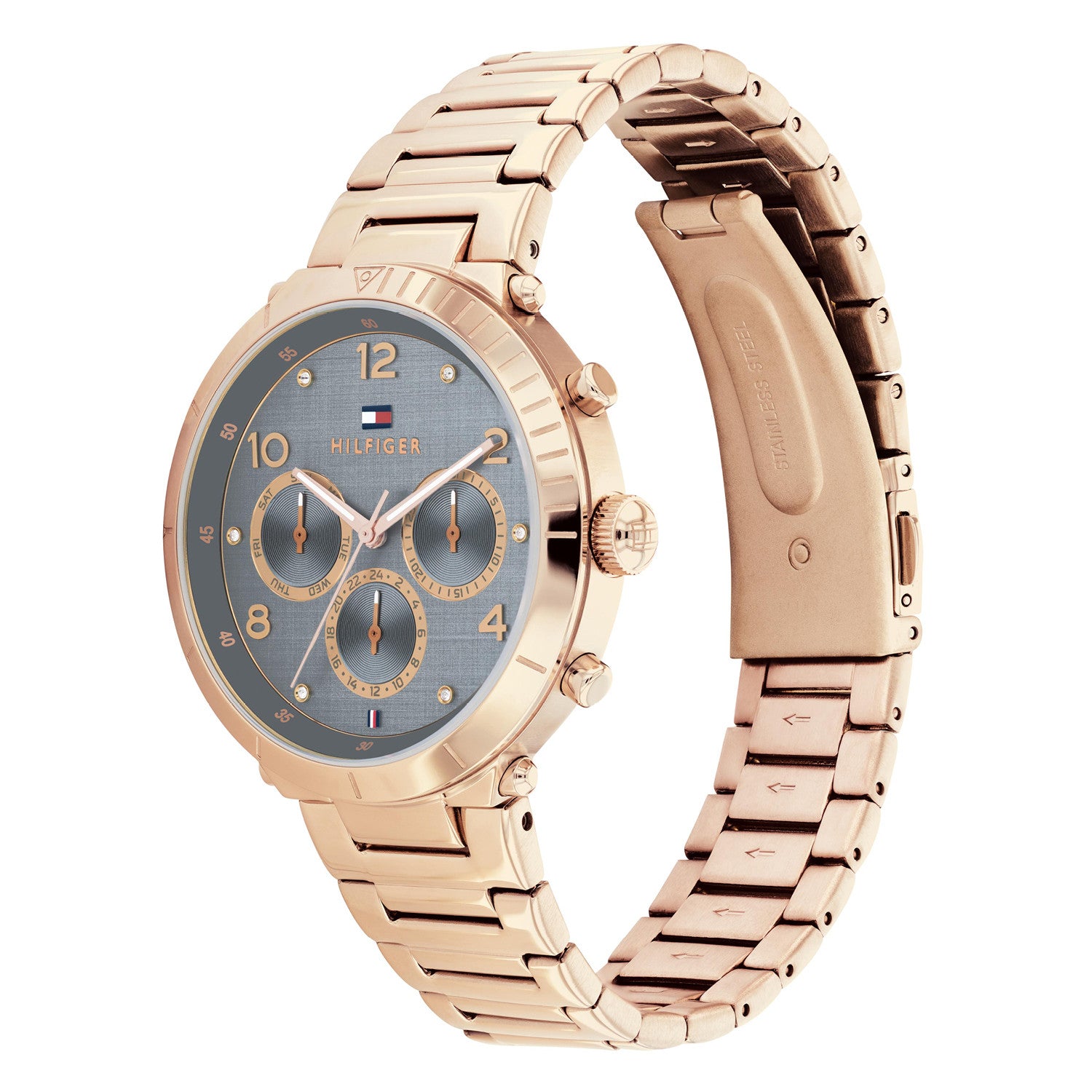 TOMMY HILFIGER EMERY PINK ROSE-GOLD WATCH| TH1782489