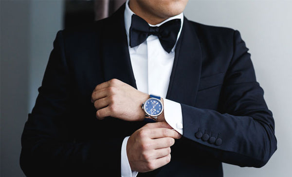 Man with watch sale