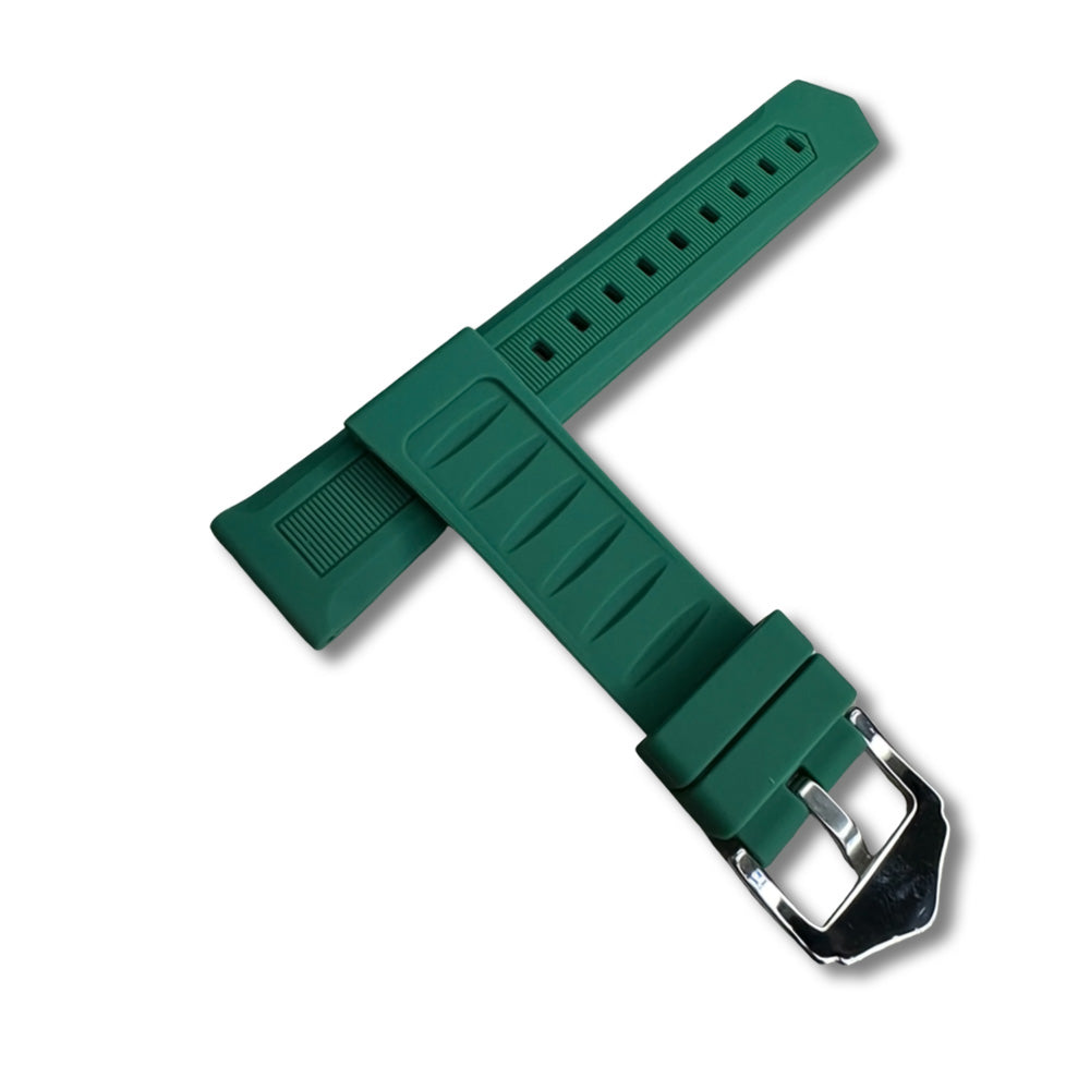 Cavern 20mm Green Silicon Strap