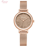 Kimio Blue Dial Rose-gold Mesh Chain Women's Watch| K6399S-CZ1RRB