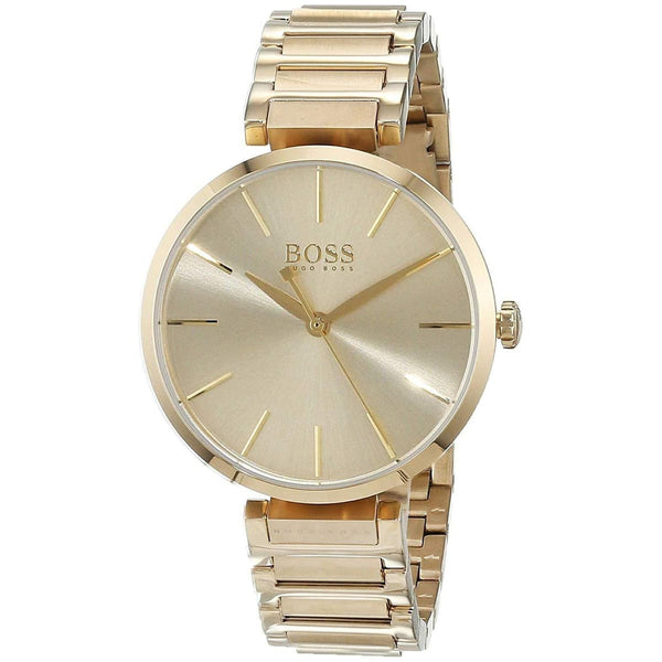 Hugo Boss Allusion Damen Horloge Gold-Tone Women's Watch| HB1502415