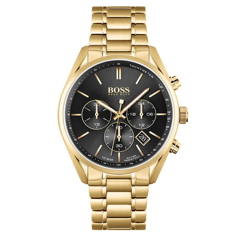 Hugo Boss Champion Chronograph Gold Steel Men's Watch |HB1513848