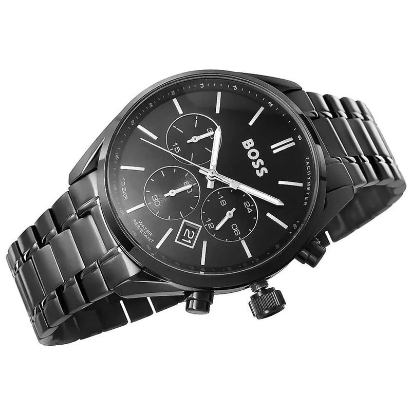 Hugo Boss Champion Chronograph Black Dial Men's Watch |HB1513960