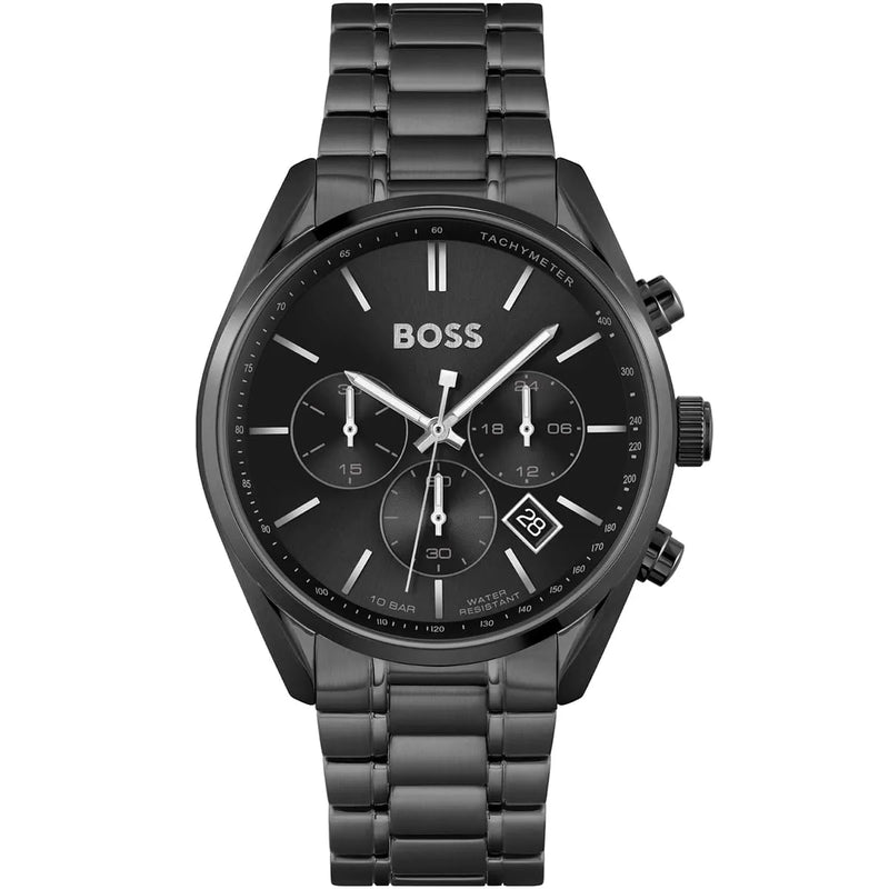 Hugo Boss Champion Chronograph Black Dial Men's Watch |HB1513960