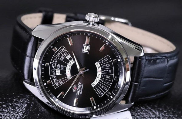 Orient Multi-Year Black Aviator Dial Automatic Men's Watch| CEU0700BB
