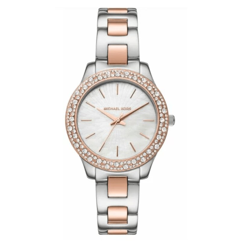 Michael Kors Liliane Two-Tone White Dial Women's Watch| MK1048