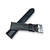 Wojue 26mm Plain Black Leather Strap | 2100000293204