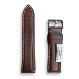 Wojue 24mm Plain Light Brown Leather Strap | 2100000292603