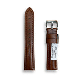 Wojue Snake Textured Brown Leather Strap