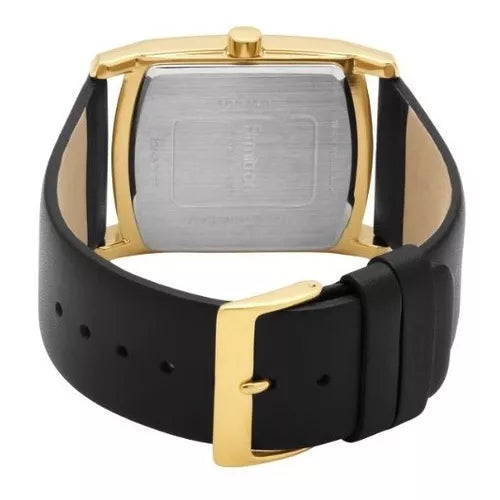 Armitron Black Crystal Dial Leather Unisex Watch 20/4604BKGPBK