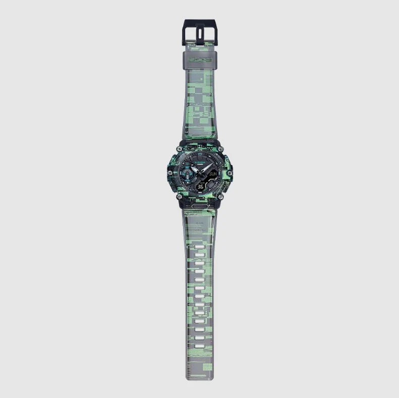 Casio G-Shock ANALOG-DIGITAL Green Men's Watch| GA-2200NN-1ADR