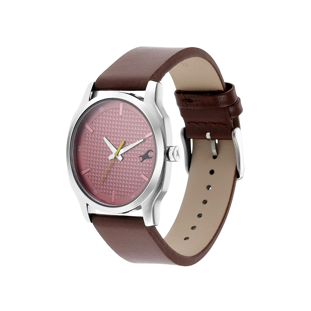 Fastrack Men's Casual Analog Red Dial Watch 3255SL01