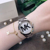 Michael Kors Mini Runway Silver Dial Ladies Watch| MK3548