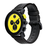 Movado Bold Chronograph Quartz Yellow Dial Watch 3600766