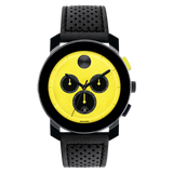 Movado Bold Chronograph Quartz Yellow Dial Watch 3600766