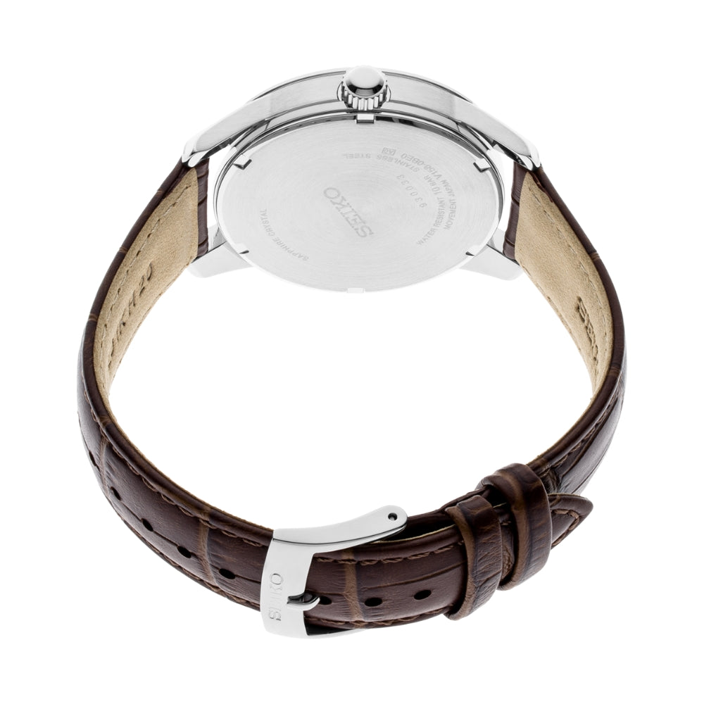 Seiko Solar Dark Green Sunray Dial Men's Watch | SNE529P1