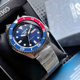 Seiko 5 Sports Pepsi Blue Dial Automatic Men's Watch| SRPD53K1