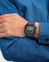 Casio "Illuminator" Digital Blue Resin Men's Watch| WS-1600H-2AVDF