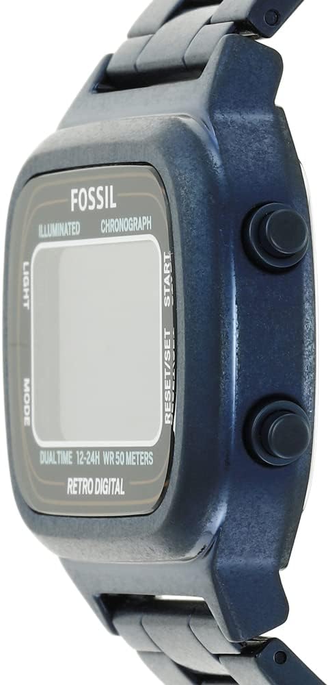 Fossil Retro Digital Black Dial Men's Watch-FS5896