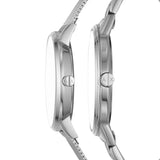 Armani Exchange Cayde Silver Dial Couple Watch | AX7112