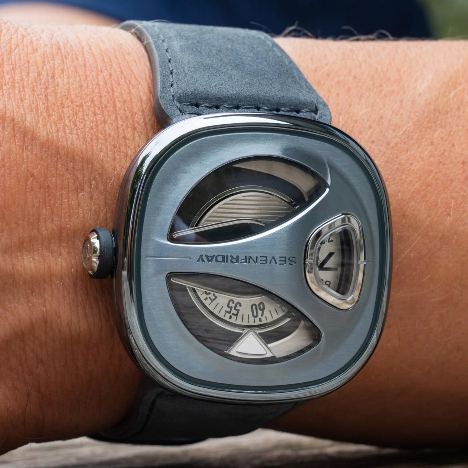 SevenFriday ME3/01 STONE BLUE Automatic Men's Watch| M Series