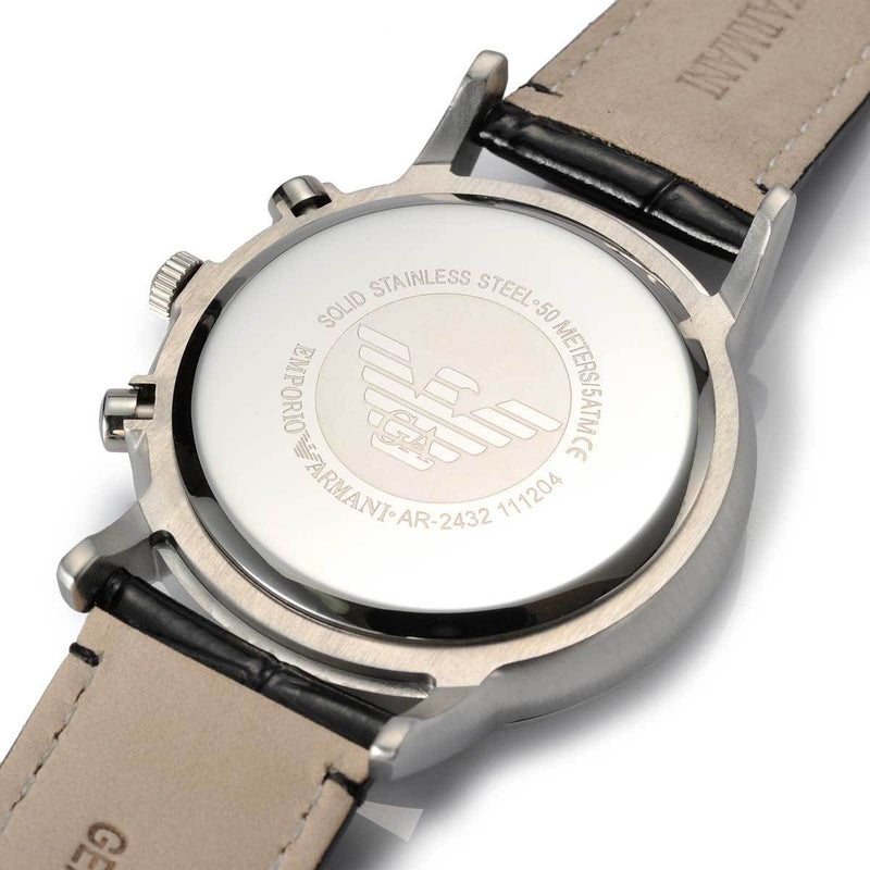 EMPORIO ARMANI Classic Silver Dial Men's Watch| AR2432