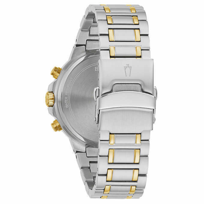 Bulova Diamond Two-Tone Chronograph Men's Watch| 98D159