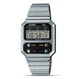 Casio "Illuminator" Vintage Digital Silver Chain Men's Watch | A100WE-1ADF