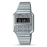 Casio Vintage Digital Unisex Stainless Steel Watch| A100WE-7BDF