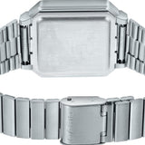 Casio Vintage Digital Unisex Stainless Steel Watch| A100WE-7BDF