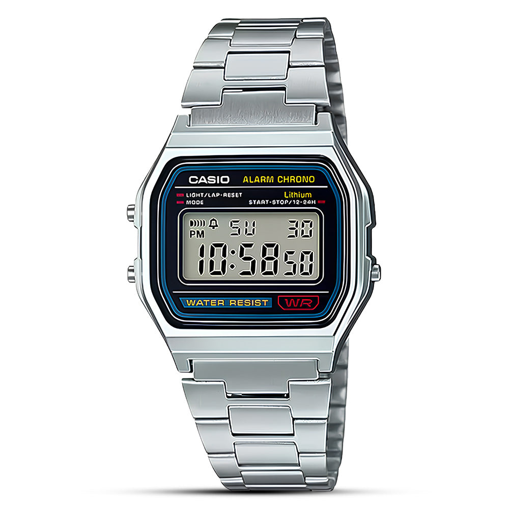 Casio Digital Vintage Classic Black Dial Men's Watch | A158WA-1DF