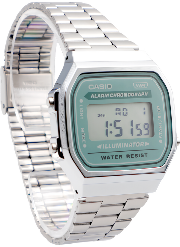 Casio Vintage Grey Digital Stainless Steel Men's Watch| A168WA-3AYDF